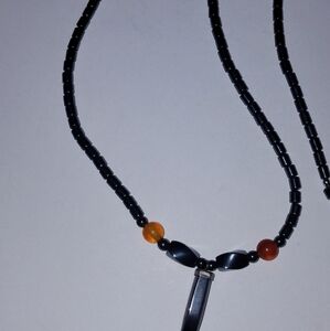 Gun metal necklaces